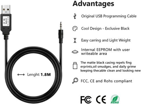 TTL-232R-3V3-AJ USB to UART Cable with +3.3V TTL Level UART Signals FT232RQ Chip Debug Cable for Arduino/Raspberry Pi/ESP32 Compatible with Windows//Linux/MAC OS. in Saudi Arabia