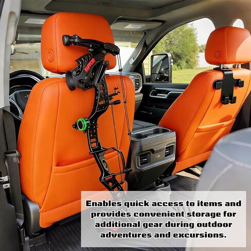 2PCS Bow Hanger for Truck Headrest Archery Bow Holder Vehicle Storage Set in Saudi Arabia