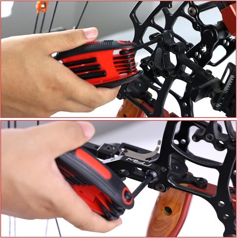 Compound Bow Allen Wrench Archery Tool Foldable Multifunctional 9 in 1 Allen Key Combo Kit for Bow and Arrow Repairing Tool in Saudi Arabia