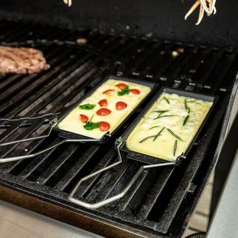BOSKA Stainless Steel Cheese Barbeclette, Raclette Pan with Spatula in Kuwait