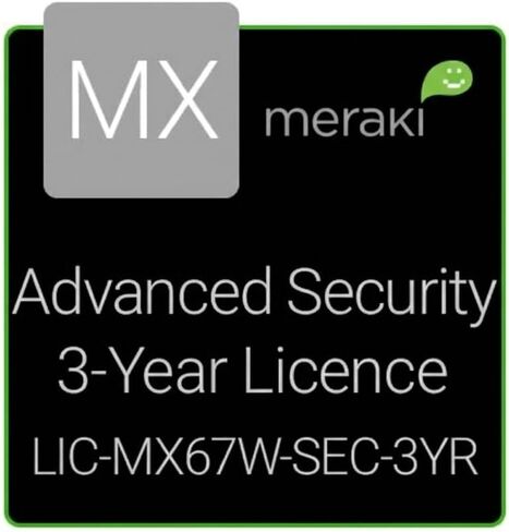 ترخيص أمان الشبكة المتقدم المتوافق مع MX Series MX67W - تغطية جهاز واحد LIC-MX67W-SEC-3YR (ترخيص لمدة 3 سنوات) in Kuwait