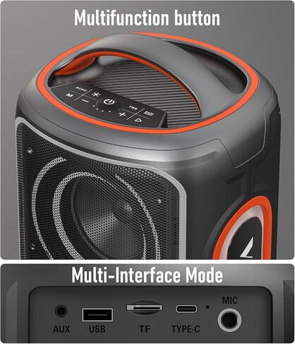 Bluetooth Speaker Loud, 240W Peak Portable Wireless Party Speakers in Saudi Arabia