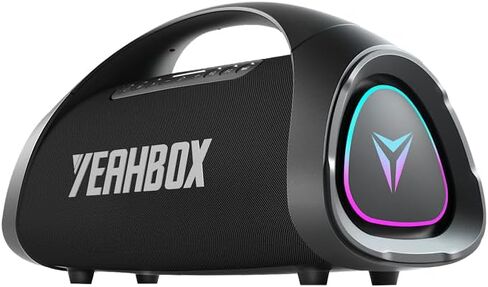 YEAHBOX MAX Portable Bluetooth Party Speaker, Outdoor Wireless Loud Speaker in Saudi Arabia