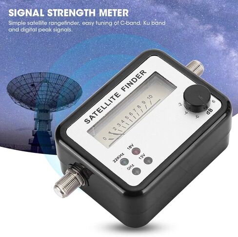 مقياس قوة إشارة SAT Finder، تصميم سهل الاستخدام مع موصل LNB للإشارات الرقمية، محمول 950-2150 ميجاهرتز، مثالي لتركيب الأقمار الصناعية in Kuwait