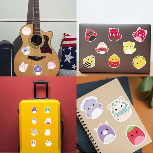 100PCS Cute Animal Stickers for Water Bottles in Saudi Arabia