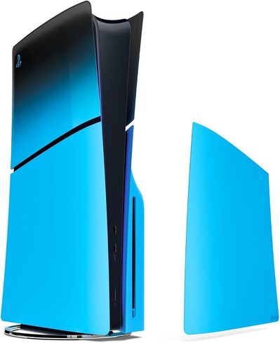 PlayStation 5 Console Covers (Model Group - Slim) – Rhythm Blue - PS5 Disc Slim Edition in Saudi Arabia