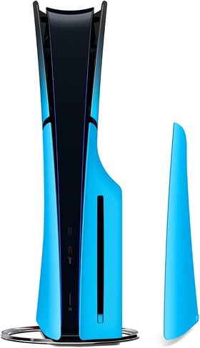 PlayStation 5 Console Covers (Model Group - Slim) – Rhythm Blue - PS5 Disc Slim Edition in Saudi Arabia