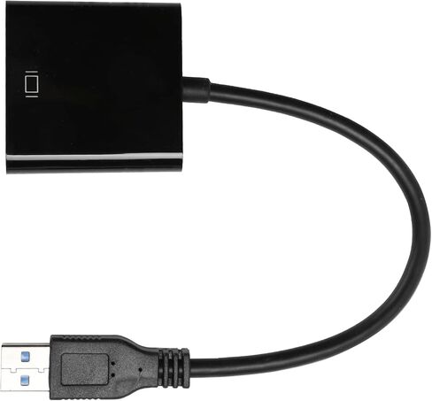 USB to VGA Adapter, HighSpeed 5.0Gbps VGA Converter Cable for 7/8/10, Extend Your Desktop with 1 Unit in Saudi Arabia