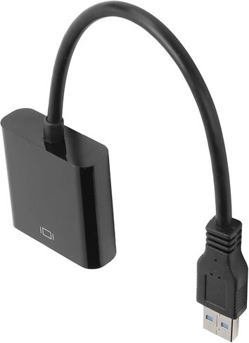 USB to VGA Adapter, HighSpeed 5.0Gbps VGA Converter Cable for 7/8/10, Extend Your Desktop with 1 Unit in Saudi Arabia
