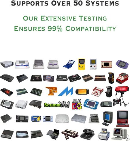 بطاقة Sonicon RetroPie Batocera Emulator MicroSD المحملة مسبقًا مع DC/PS1/Sega/Atari/Arcade/FBNeo/Mame لـ Raspberry Pi، توصيل التوصيل (512 جيجابايت (مجموعة رائعة)، لـ Raspberry Pi 4/4b+/400) in Kuwait