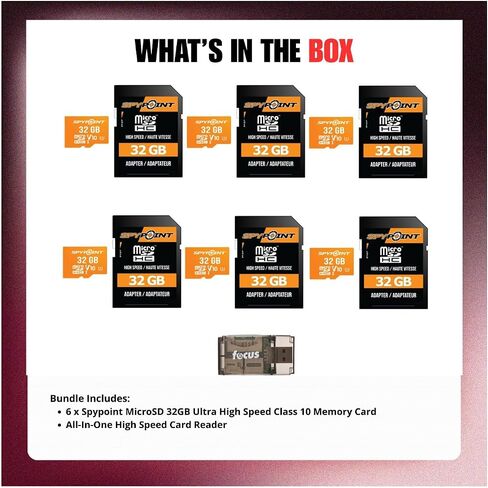 Spypoint 32GB microSD Memory Card Bundle in Kuwait