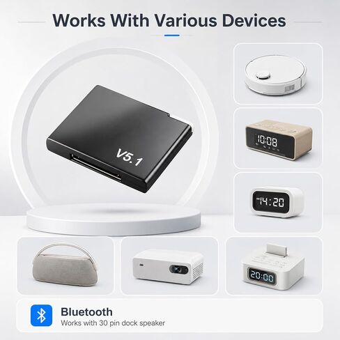 30-Pin Bluetooth Adapter Receiver for Speaker Docks,Wireless Audio Adapter in Kuwait