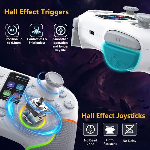 GAMINJA Wireless Bluetooth Game Controller with Display Screen in Kuwait