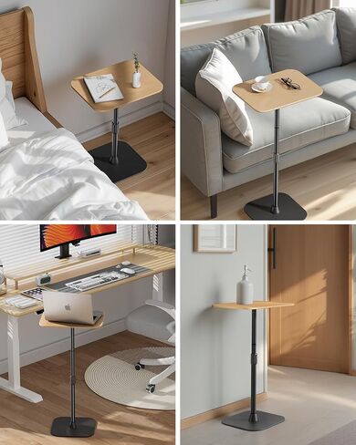 Viozon Floor Laptop Stand for Bed,Laptop Table, Small & Portable Standing Desk with Adjustable Height 26.7"-36.62", Quick Installation for Office,Conference Room,Living Room,Home Office,Bed/Sofa Side in Kuwait