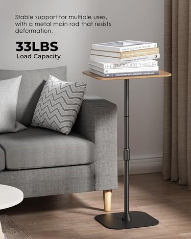 Viozon Floor Laptop Stand for Bed,Laptop Table, Small & Portable Standing Desk with Adjustable Height 26.7"-36.62", Quick Installation for Office,Conference Room,Living Room,Home Office,Bed/Sofa Side in Kuwait