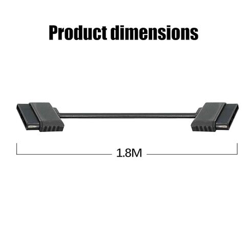 وصلة تحكم بطول 1.8 متر متوافقة مع وحدة تحكم ألعاب Sony PlayStation 1 وPlayStation 2 PS2 (6FT) in Kuwait