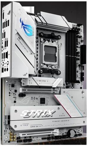 ASUS ROG Strix B850-A Gaming WiFi R2 AMD AM5 B850 ATX Motherboard with 14+2+1 Power Stages, DDR5 Support with AEMP, WiFi 7, 4X M.2, PCIe 5.0 x16, USB 20Gbps Type-C, ASUS AI Advisor, AI Networking II in Saudi Arabia