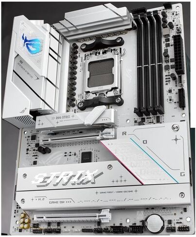 ASUS ROG Strix B850-A Gaming WiFi R2 AMD AM5 B850 ATX Motherboard with 14+2+1 Power Stages, DDR5 Support with AEMP, WiFi 7, 4X M.2, PCIe 5.0 x16, USB 20Gbps Type-C, ASUS AI Advisor, AI Networking II in Saudi Arabia