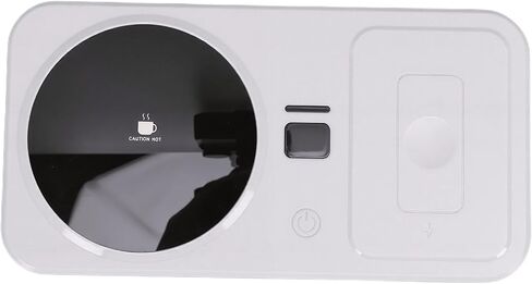 Smart Cup Warmer with Phone Charger 3 Temperature Settings 8H Auto Shut Off Electric Beverage Warmer for Home Office Travel in Kuwait