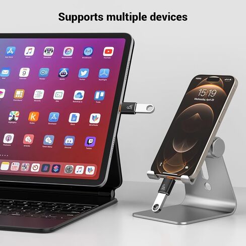 Pastall 12P 10Gbps/120W USBC to USB Adapter & C Male to 3.1 Female Adapter in Saudi Arabia