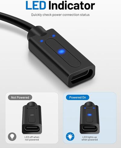 USB-C Adapter for PSP, Charger Cable Compatible with PSP 3000/2000/1000, USB-C Female Input – Supports PD & Standard USB-C Chargers in Kuwait