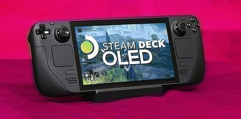 وحدة تحكم ألعاب محمولة باليد Valve Steam Deck سعة 512 جيجابايت، 7.4 بوصة، 90 هرتز، SteamOS 3.0، 1280 × 800، مع حقيبة حمل in Kuwait
