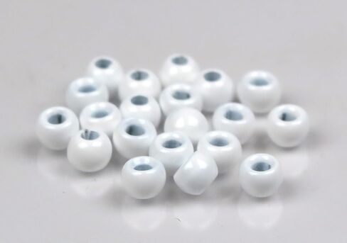 Hareline Fly Tying Plummeting Tungsten Beads - 5/64 2.0mm, Fl White (20pk) in Kuwait