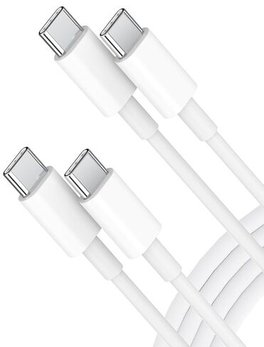 كابل شحن USB C إلى USB C، شاحن سريع 60 وات 2 حزمة سلك من النوع C بطول 3.3 قدم in Kuwait
