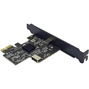 PCIe 3.0 x1 ASM3142 Dual USB3.2 Gen2 10Gbps Expansion Card in Saudi Arabia