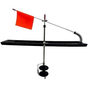 1pcs Ice Fishing Tip up Strike Indicators for Ice Fishing Plier with Orange Flagpole for Freshwater Carp & Ice Fishing Gear Supply in Kuwait