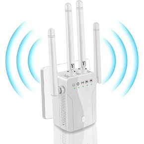 WiFi Extender Signal Booster 2026 Internet Repeater for Home Long Range Covers Up 8470 Sq. Ft. for Apartment Basement Office House in Kuwait