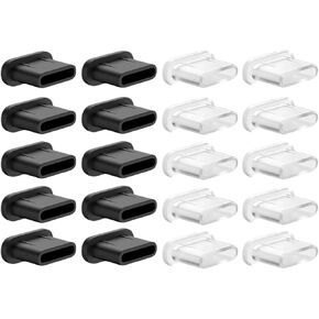 USB Port Cover caps 100pcs Silicone Type-C Dust Plugs - USB C Charging Port Protector Stopper Cap Cover for Phones in Saudi Arabia