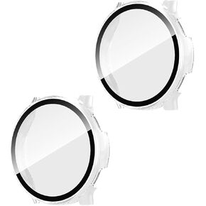 2 Pack Hard PC Case for Garmin Vivoactive 5 Screen Protector (Black/Black) in Kuwait