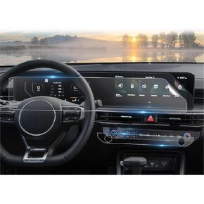 CDEFG (6Pcs for 2025 2026 Kia K5 Screen Protector, 12.3 Inch Touchscreen + Gauge Cluster+ AC, 2025+ K5 (LXS, GT-Line, GT, EX) Accessories Split 6Pcs Nano Film in Saudi Arabia