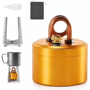 Portable Mini Alcohol Stove, Brass Alcohol Burner with Stand for Camping in Saudi Arabia