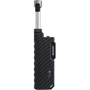 Torch Lighter with Flame Lock, Windproof Butane Lighter Refillable Single Jet Flame, 7.63" Extended Long for Candle, Camping, Grill, BBQ, Fireworks (Butane not Included) Black in Saudi Arabia