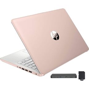 HP Stream 14" HD BrightView Laptop, Intel Celeron N150, 16GB RAM, 288GB Storage (128GB UFS + 160GB Docking Station Set), Intel UHD Graphics, 720p Webcam, Wi-Fi, 1 Year Office 365, Win 11 S, Blue in Saudi Arabia
