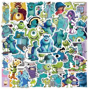 50Pcs Monsters, Inc Stickers Pack Waterproof Sticker Decals for Water Bottle,Laptop,Phone,Skateboard,Scrapbooking,Bumper Gifts for Kids Teens Adults for Party Supply Favor (Monsters, Inc) in Saudi Arabia