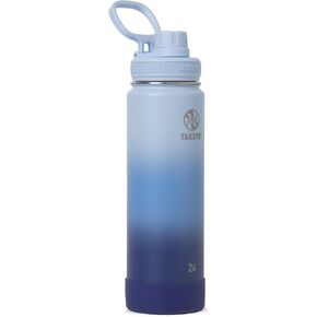 Takeya Actives 32 oz Vacuum Insulated Stainless Steel Water Bottle with Spout Lid, Premium Quality, Watermelon in Kuwait