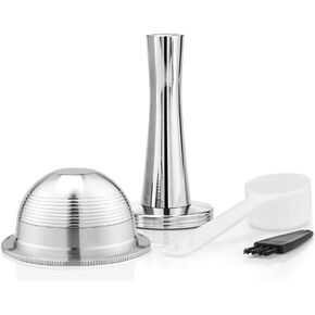 Stainless Steel Reusable Coffee Capsule, Metal Refillable Coffee Pod Brewing Espresso 70ML/2.40Z(SMALL), Compatible with N-espresso Ver-tuoPlus XN903/XN900 / Vertuo-line GCA1/ENV135/ENV150 in Kuwait