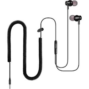 12Ft Extra Long Earbuds for TV & PC, in-Ear Wired Headphones, 3.5mm Jack in Kuwait