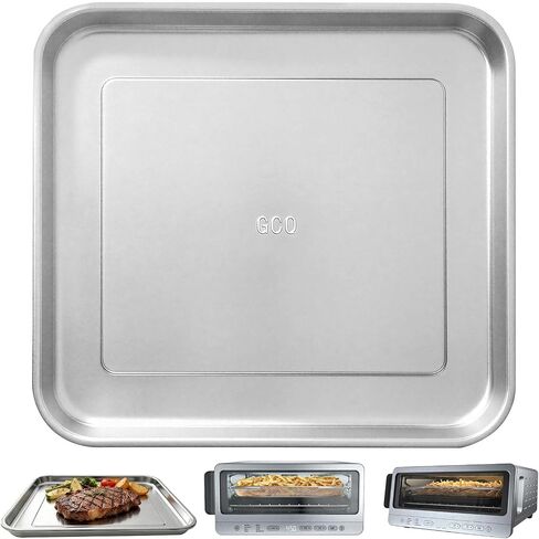 Air fryer Accessories for Ninja Flip 8 in 1 Toaster Oven Air Fryer SP151, 12.9''× 11.5'' Food Grade Stainless Steel Air Fryer Grill Pan Crisper Plate Replacement Parts Tray Rack, Dishwasher Safe in Saudi Arabia