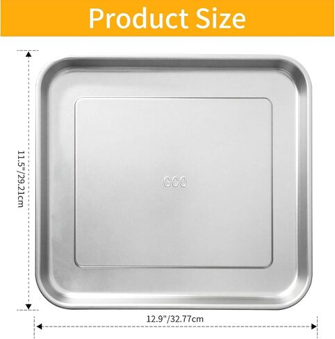 Air fryer Accessories for Ninja Flip 8 in 1 Toaster Oven Air Fryer SP151, 12.9''× 11.5'' Food Grade Stainless Steel Air Fryer Grill Pan Crisper Plate Replacement Parts Tray Rack, Dishwasher Safe in Saudi Arabia