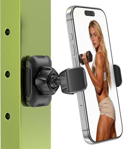 OQTIQ Magnetic Phone Holder for Gym, Strong Magnetic Mount, 360° Rotation in Kuwait