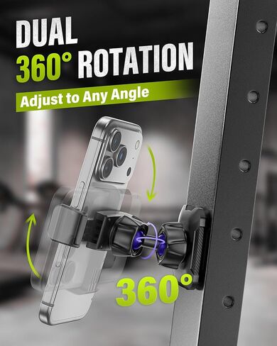 OQTIQ Magnetic Phone Holder for Gym, Strong Magnetic Mount, 360° Rotation in Kuwait