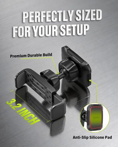 OQTIQ Magnetic Phone Holder for Gym, Strong Magnetic Mount, 360° Rotation in Kuwait