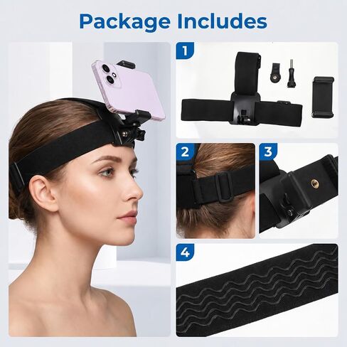 Head Mounted Mobile Phone Holder First Person View Video Shooting in Kuwait