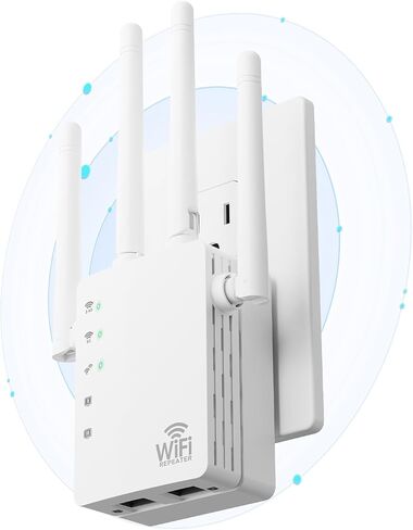 2026 WiFi Extenders Signal Booster with Dual Band 5GHz/2.4GHz, Long Range Up to 13888 sq. ft & 150+ Devices, Internet Extender WiFi Booster, WiFi Extenders Signal Booster for Home and Outdoors in Saudi Arabia
