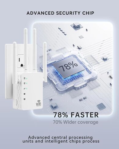 2026 WiFi Extenders Signal Booster with Dual Band 5GHz/2.4GHz, Long Range Up to 13888 sq. ft & 150+ Devices, Internet Extender WiFi Booster, WiFi Extenders Signal Booster for Home and Outdoors in Saudi Arabia