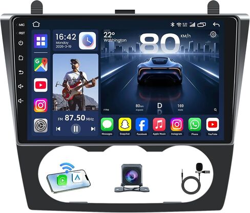 8Core 4G+64G Car Radio for Nissan Altima 2007-2012: Android 15 (Manual A/C) in Saudi Arabia